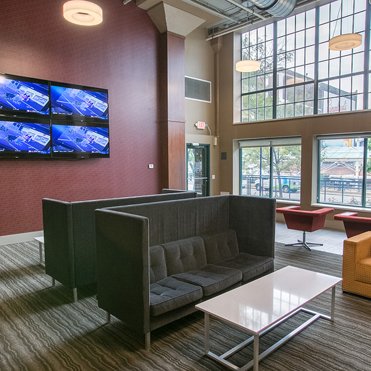 Community lounge area